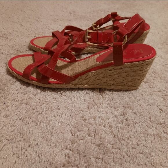 Ralph Lauren Sandal Wedge Shoe - Picture 12 of 16